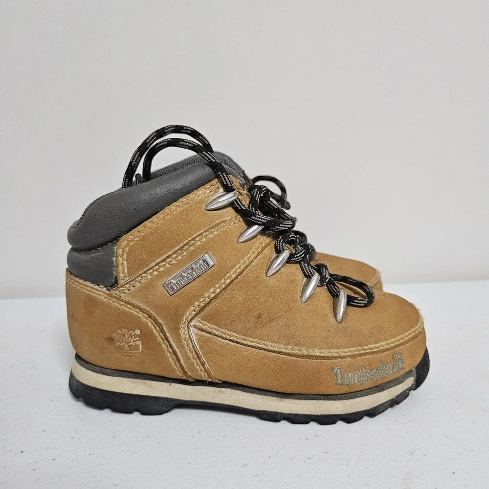 Timberland Euro Sprint Junior Premium‎ Boot Toddler 10 Leather Waterproof VGUC
